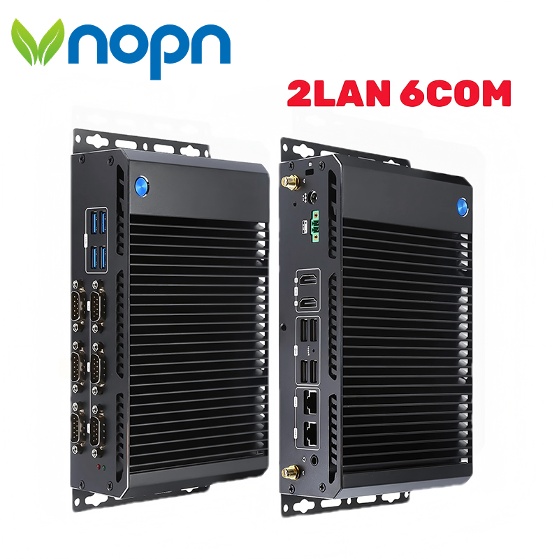 Fanless Industrial Pc Rs485 Core I7 - VNOPN Bezwentylatorowy Mini PC Przemysłowy z