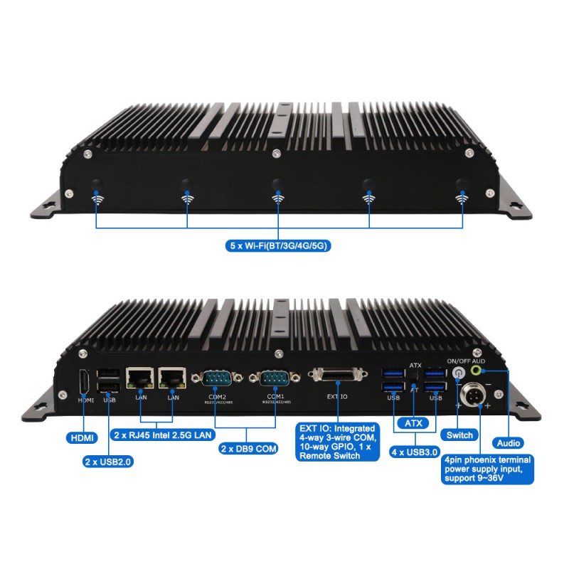 Przemysłowy bezwentylatorowy k – Fanless Industrial Pc Rs485 Core I7 recenzja i cena