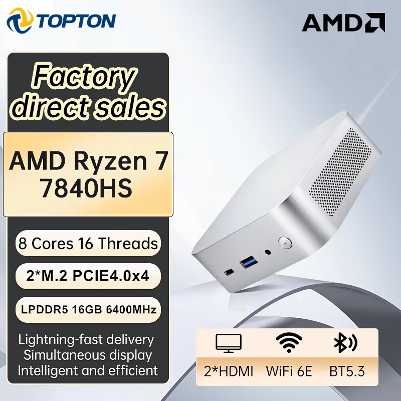 Przenośny Mini PC do Gier Topt – Amd Ryzen 7 7840Hs Mini Pc recenzja i cena